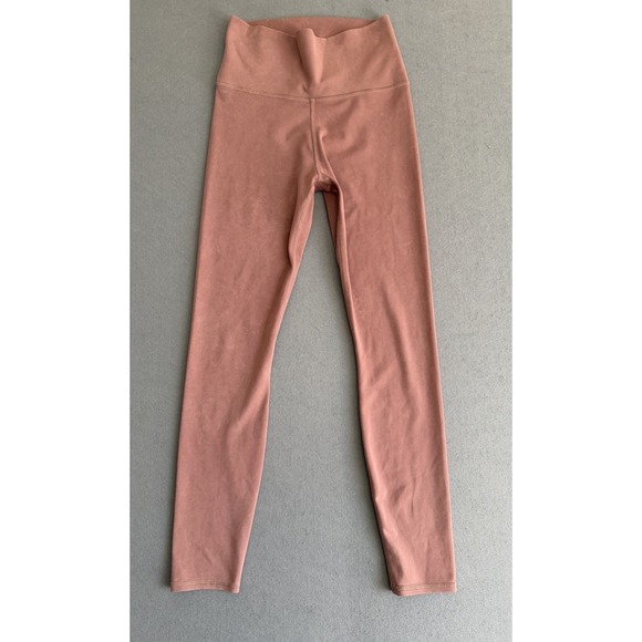 Vuori Pants - Vouri Women XS/S Washed‎ Studio Legging Marsala Pink Soft Full Length Comfort
